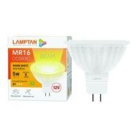 ราคา LAMPTAN หลอดไฟ LED MR16 BEAM 5W 12V แสงวอร์มไวท์ (8850646024586)