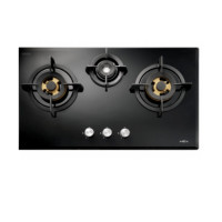 ราคา MEX เตาแก๊สฐานกระจกแบบฝัง 3 หัวเตา V7835C สีดำ (8858787019461)