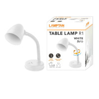 ราคา LAMPTAN โคมไฟตั้งโต๊ะ ขั้ว E27 รุ่น R1 สีขาว (8850646099454)