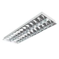 ราคา RACER โคมตะแกรงแบบฝังฝ้า 2x36W ขนาด 30x120cm (โคมเปล่า) (8858869012922)