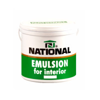 ราคา National สีน้ำทาภายใน ด้าน 300 แกลลอน สีขาว (8856500003544)