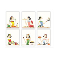 ราคา ARTE กระเบื้องผนังภาพชุด 8x10 นิ้ว แม่ครัว (6P/SET) (530021420050)