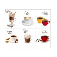 ราคา ARTE กระเบื้องผนังภาพชุด 8x10 นิ้ว คอฟฟี่ (6P/SET) (5310021420021)