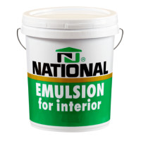 ราคา National สีน้ำทาภายใน ด้าน 325 ถัง สีครีมไข่ (8856500003421)