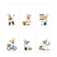 ราคา ARTE กระเบื้องผนังภาพชุด 10x16 พ่อครัวสุขสันต์ ALL-100 (6P/SET) (0919082245959)