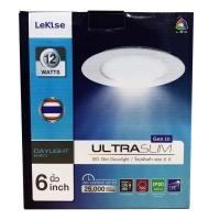 ราคา LEKISE โคมดาวน์ไลท์ LED แบบฝังฝ้าหน้ากลม 6นิ้ว 12W รุ่น ULTRA SLIM Gen III แสงขาว (8852284419137)