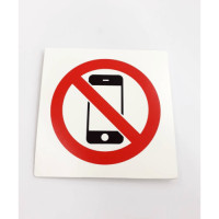 ราคา ป้ายPP (ห้ามใช้โทรศัพท์) SGB1102-06 ขนาด 6x6 ซม. (6410005430035)