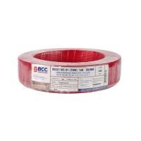 ราคา BCC สายไฟ THW 1x6 ตร.มม. 100 m. สีแดง (8854420005372)