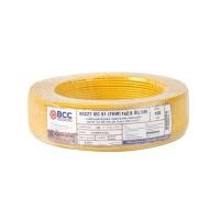 ราคา BCC สายไฟ THW 1x2.5 ตร.มม. 100 m. สีเหลือง (8854420005471)