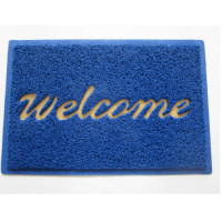 ราคา พรมเช็ดเท้าดักฝุ่น WELCOME ขนาด 40x60ซม. สีน้ำเงิน (6422001160394)