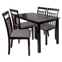 ราคา DELICATO ชุดโต๊ะอาหาร 4 ที่นั่ง เชลซี 110X75X75ซม. (8853136023793)