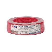 ราคา BCC สายไฟ THW 1x2.5 ตร.มม. 100 m. สีแดง (8854420005358)