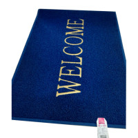 ราคา GRAFFE พรมเช็ดเท้าดักฝุ่น WELCOME ขนาด 80x120ซม. สีน้ำเงิน (6422001160417)
