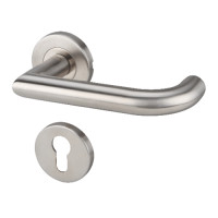 ราคา HAFELE ชุดมือจับก้านโยกประตูสแตนเลส304 ห้องน้ำ 499.10.115 สีสแตนเลสด้าน (8858712489444)