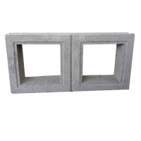 ราคา ดูร่าวัน บล็อกช่องลม ลายสี่เหลี่ยมคู่ ขนาด19x39x9ซม. (8859088375164)