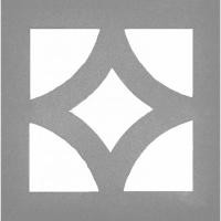 ราคา วีบล็อค อิฐบล็อกช่องลมลาย ลายประกายดาว A ขนาด19x19x9ซม. (012208051041)