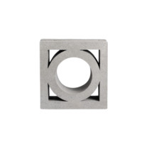 ราคา วีบล็อค อิฐบล็อกช่องลมลาย ลายโดนัท ขนาด 19x19x9ซม. (012208054994)