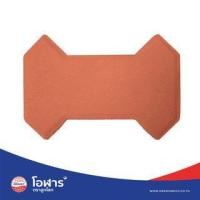 ราคา โอฬาร บล็อกปูถนน รุ่น ศิลาทีฆ 6x13.3x19.7ซม. สีแสด (012303302207)