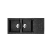 ราคา Tecnoplus อ่างล้างจาน 2 หลุม 1 ที่พัก รุ่น TNP GIN 2B1D