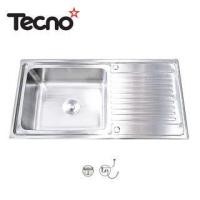 Tecnostar อ่างล้างจาน 1 หลุม 1 ที่พัก รุ่น TNS 1050 SS