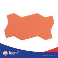 ราคา โอฬาร บล็อกปูถนน รุ่น ศิลาหยัก 6x12.8x24.2ซม. สีแสด (012303303992)