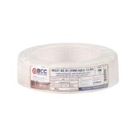 ราคา BCC สายไฟ THW 1x2.5 ตร.มม. 100 m. สีขาว (8854420005419)