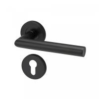 ราคา HAFELE ชุดมือจับก้านโยกสแตนเลส 304 สำหรับบานหลอก 499.62.270 สีดำด้าน (8859543024125)