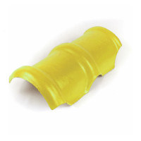 ราคา โอฬาร ครอบสันโค้ง กระเบื้องหลังคาลอนคู่ สีประกายทองคำ (1810000240113)