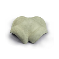 ราคา โอฬาร ครอบสันโค้ง 4 ทาง กระเบื้องหลังคาลอนคู่ สีธรรมชาติ (19011224)