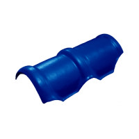 ราคา โอฬาร ครอบสันโค้ง กระเบื้องหลังคาลอนคู่ สีประกายสมุทร (190510041)