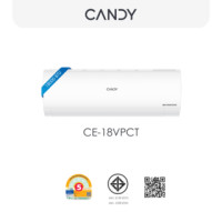 ราคา CANDY เครื่องปรับอากาศ Inverter 18,000 BTU รุ่น CE-18VPCT สีขาว (8855671033831)