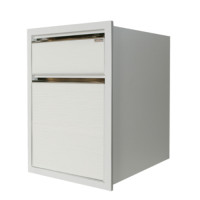 ราคา KITZCHO ตู้ลิ้นชัก2ลิ้นชัก ZER-D-S2-6040X-WH สีขาว (8858805531791)