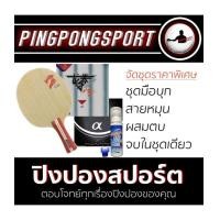 ราคา ไม้ปิงปองประกอบจัดชุด PPH Fighting Fish + ยางปิงปอง Tornado V5 40+ + ยางปิงปอง Kokutaku 007 Blue Sponge (Tacky) แถมฟรี น้ำยา Tuttle Tackifier Quantumtech