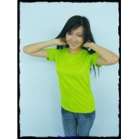 ราคา เสื้อยืดเปล่า No.20 สีเขียวมะนาว Size S คอกลม (000033)
