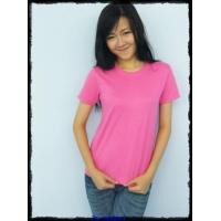 ราคา เสื้อยืดเปล่า No.20 สีชมพู Size S คอกลม (000041)
