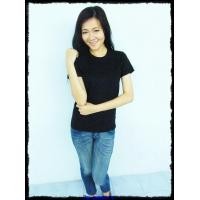 ราคา เสื้อยืดเปล่า No.20 สีดำ Size S คอกลม (000049)
