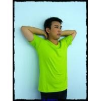 ราคา เสื้อยืดเปล่า No.20 สีเขียวมะนาว Size M คอวี (000036)