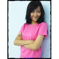 ราคา เสื้อยืดเปล่า No.20 สีชมพู Size M คอกลม (000043)