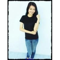ราคา เสื้อยืดเปล่า No.20 สีดำ Size M คอกลม (000051)