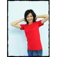 ราคา เสื้อยืดเปล่า No.20 สีแดง Size L คอกลม (000061)