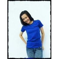 ราคา เสื้อยืดเปล่า No.20 สีน้่ำเงิน Size L คอกลม (000077)