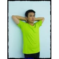 ราคา เสื้อยืดเปล่า No.20 สีเขียวมะนาว Size XL คอวี (000040)