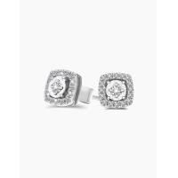 ราคา Aurora ต่างหูเพชรล้อม Proud Collection (White Gold) (2370)