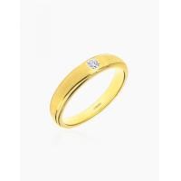 ราคา Aurora แหวนเพชรผู้ชาย แหวนเกลี้ยง Classy Collection (Yellow Gold) (3124)