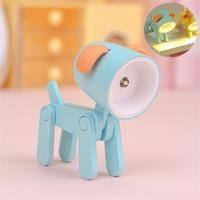 ราคา โคมไฟ LED รูปน้องหมา ดัดแขน-ขาได้ พร้อมถ่านกระดุม (สีฟ้า) (9786)
