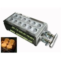 ราคา เตาทำขนมครกญี่ปุ่นใส่ไส้โอปันยากิแบบใช้แก๊ส ทำได้ครั้งละ 12 ชี้น (001639)