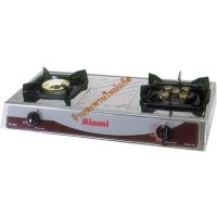 ราคา เตาแก๊สตั้งโต๊ะคู่รินไน หัวทองเหลืองคู่ รุ่น RY-9002 TBS (000171)