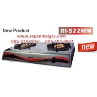 ราคา เตาแก๊สตั้งโต๊ะ 2 หัว Rinnai(รินไน) รุ่น RI-522MM (NEW) (000977)