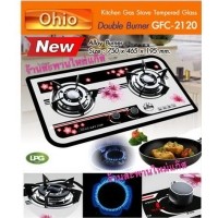 ราคา เตาฝังหน้ากระจก 2 หัวเตา รุ่น GFC-2120 (ยีห้อ OHIO) (000575)