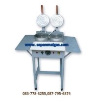 ราคา เตาทองม้วนรุ่นมีขาตั้ง แบบ 2 หัวเตา ใช้ไฟฟ้า (รุ่นมีตัวปรับอุณหภูมิ) (001467)